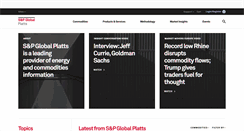 Desktop Screenshot of platts.com